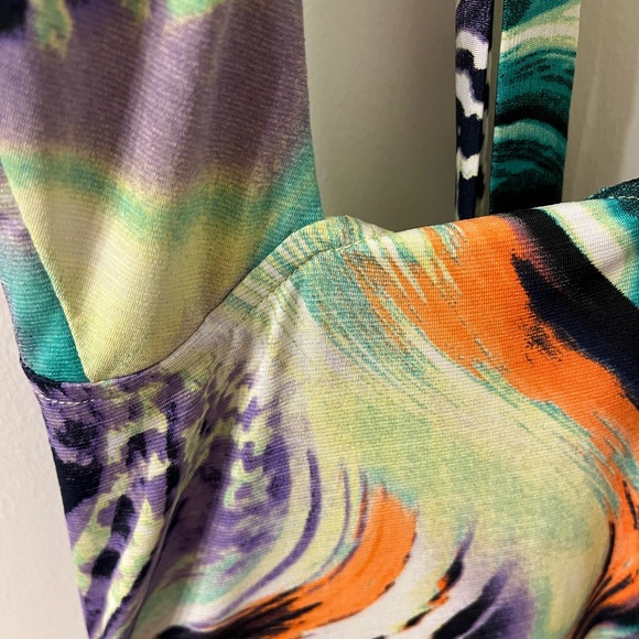 Hera Collection Multicolor Abstract Dress - Picture 4 of 4